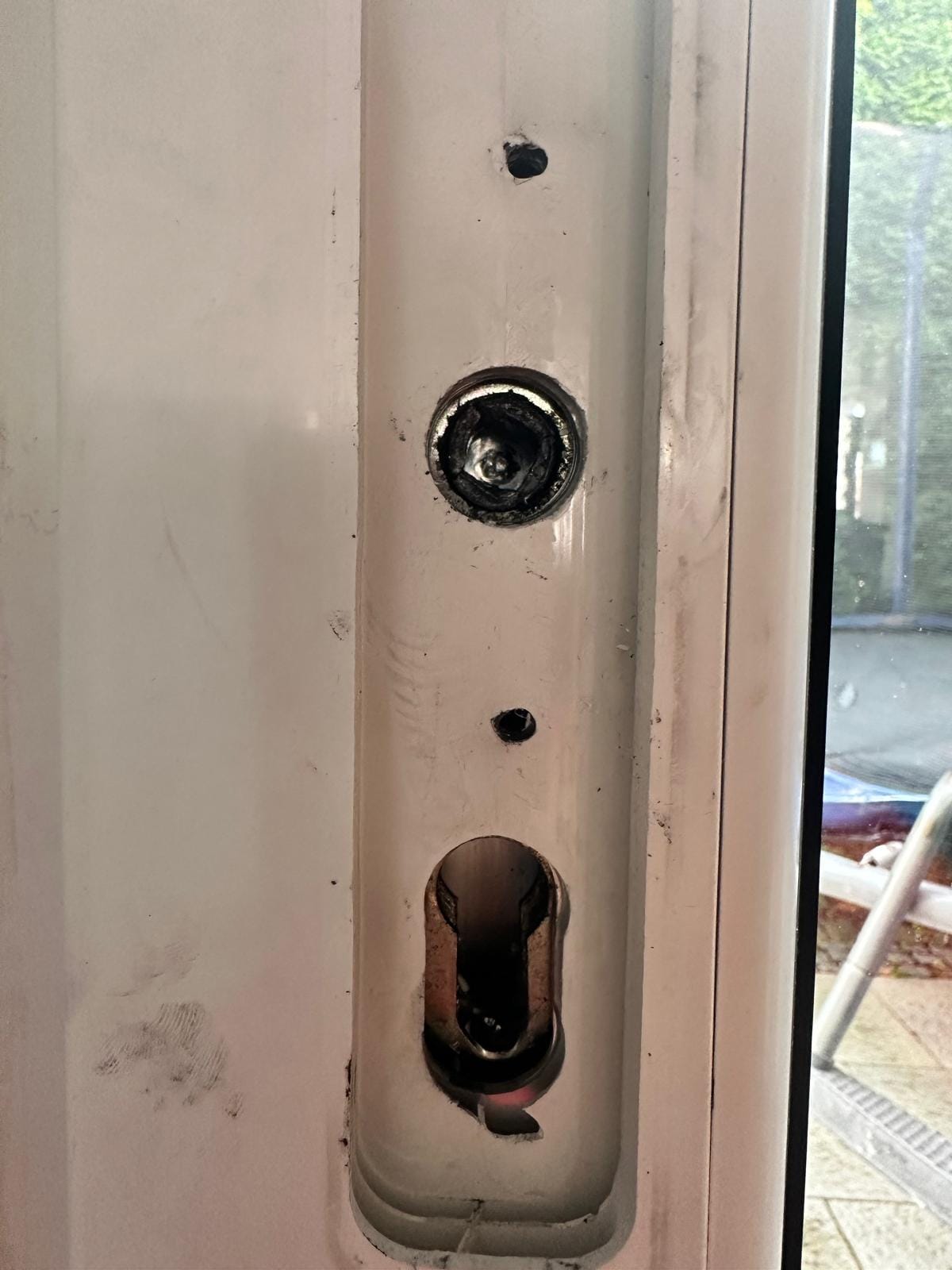 Aufgebrochenes Sicherheitsschloss bei Einsatz in Wetzlar