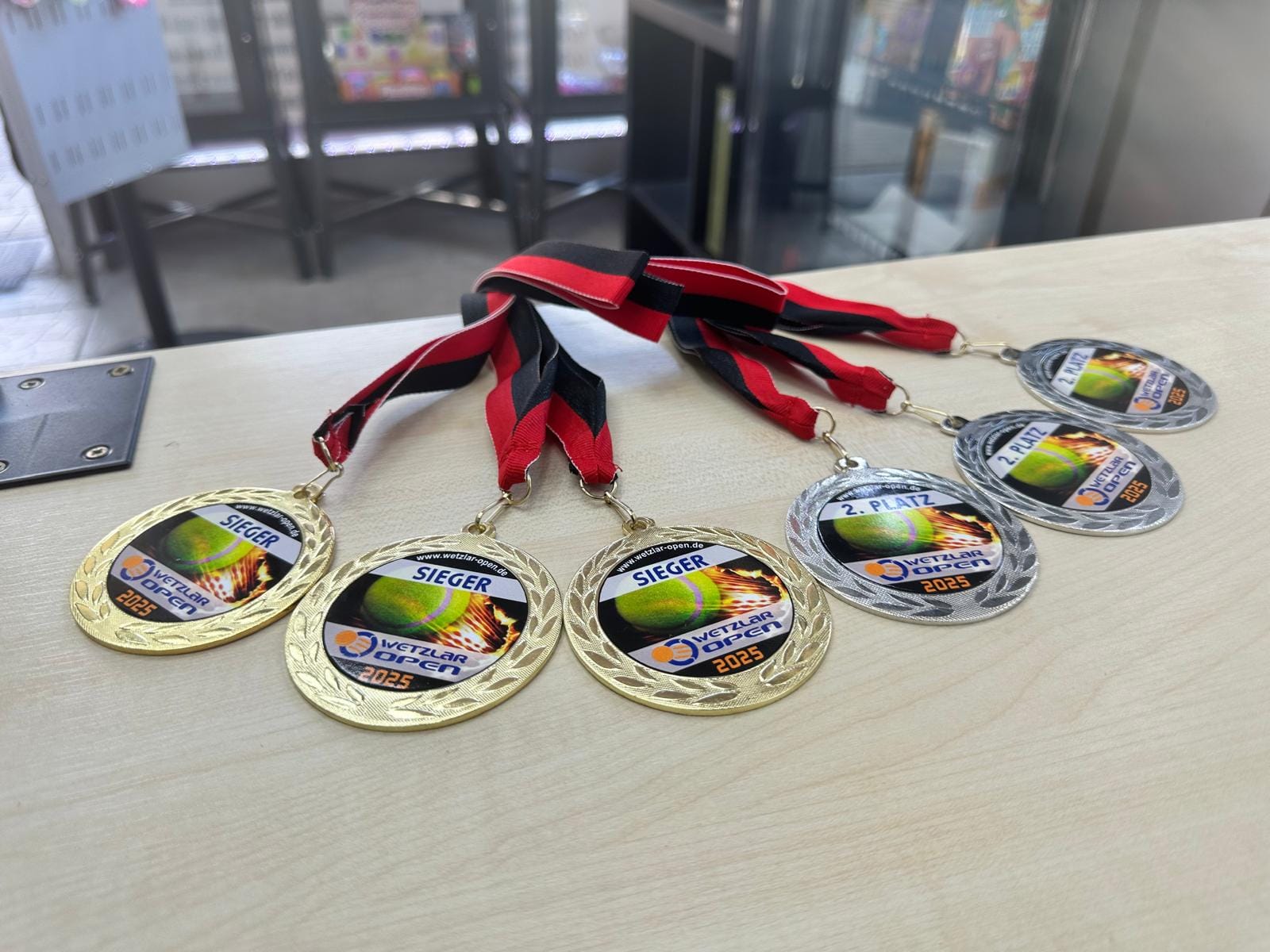 Wetzlar Open 2025 und alle Medaillen Sechs Medaillen vom Wetzlar Open 2025 und Gold und Silber